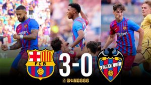 Kết Quả Barca 3-0 Levante: Bộ Ba Hà Lan Thăng Hoa