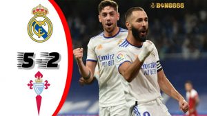 Real Madrid 5-2 Celta Vigo: Benzema Và hattrick Thần Sầu