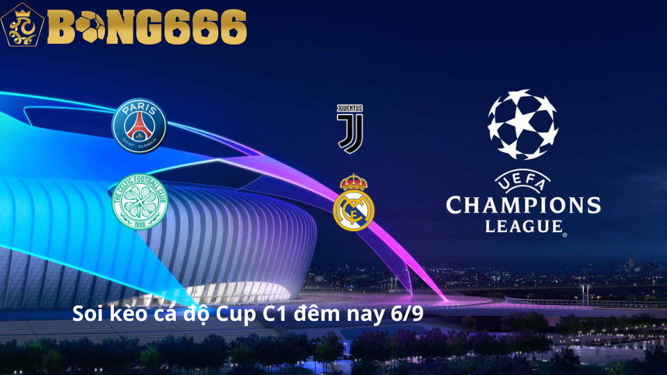 Soi kèo cá độ Cup C1 đêm nay 6/9: Juventus, Real Madrid ra sân